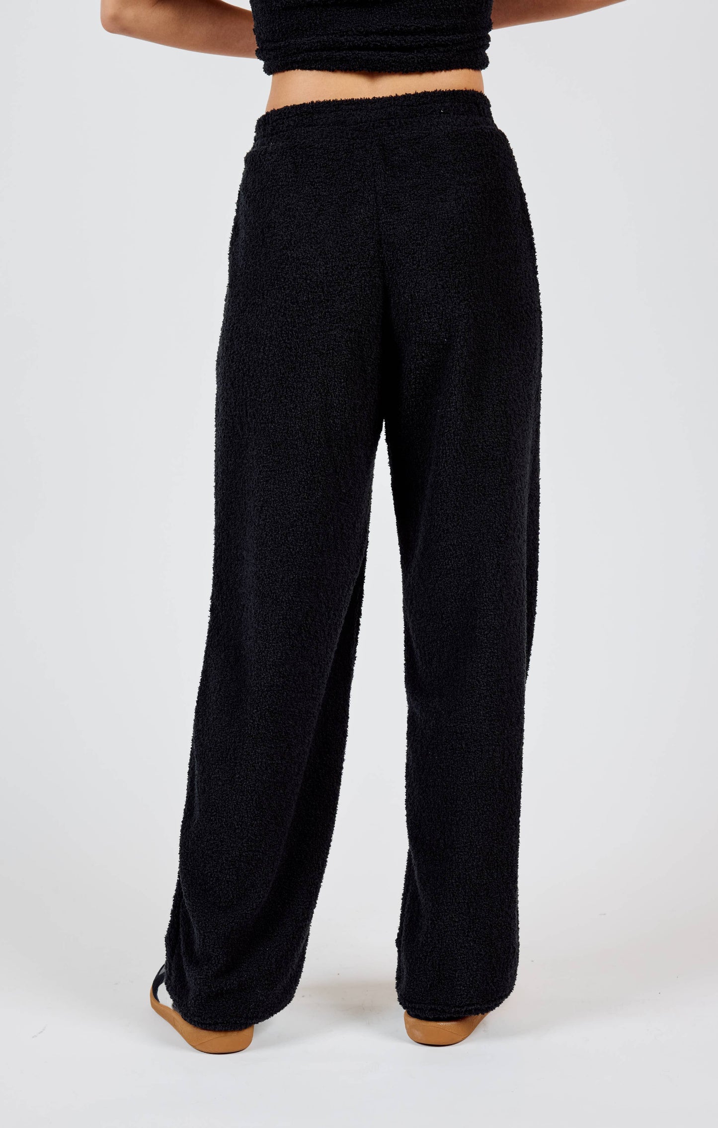 Mind You Cozy Wideleg Pants (black)