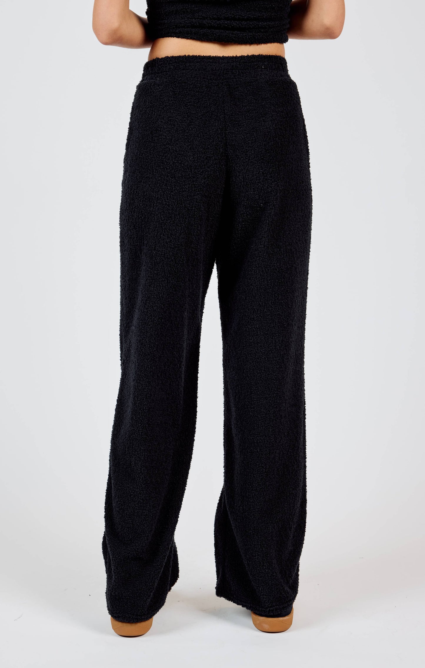 Mind You Cozy Wideleg Pants (black)