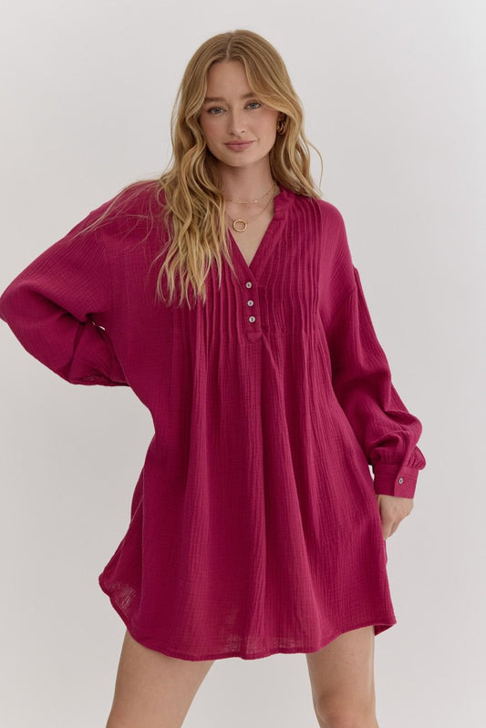 Kara Dress (Plum)