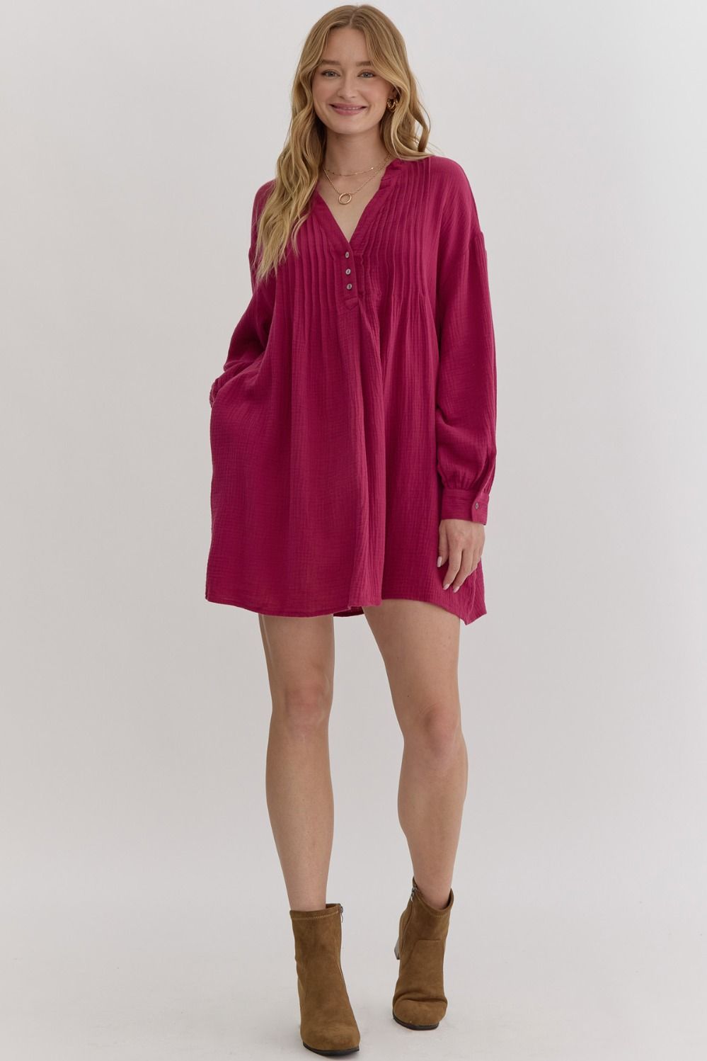 Kara Dress (Plum)