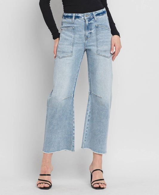 Super High Rise Barrel Jeans